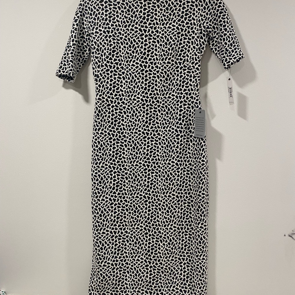 Nwt Maggy London Black/White Dress size 2